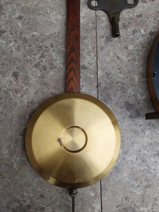 Stary zegar ścienny gabinetowy GB Gustav Becker ładny sprawn film F012