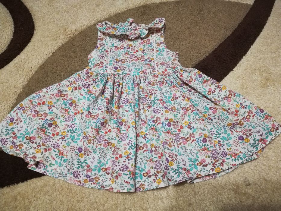 Летнее платье 12-18 м. 86 см.