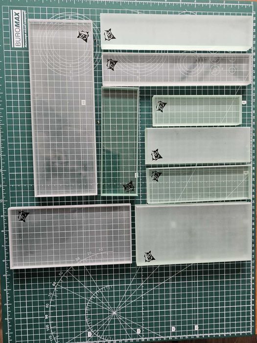 Притири зі скла для заточування