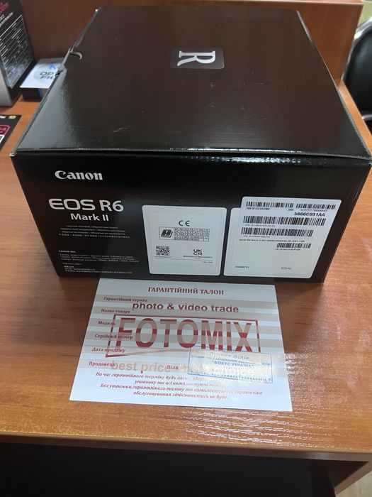 Canon R6 Mark II body. Нові. Гарантія 24 місяців.