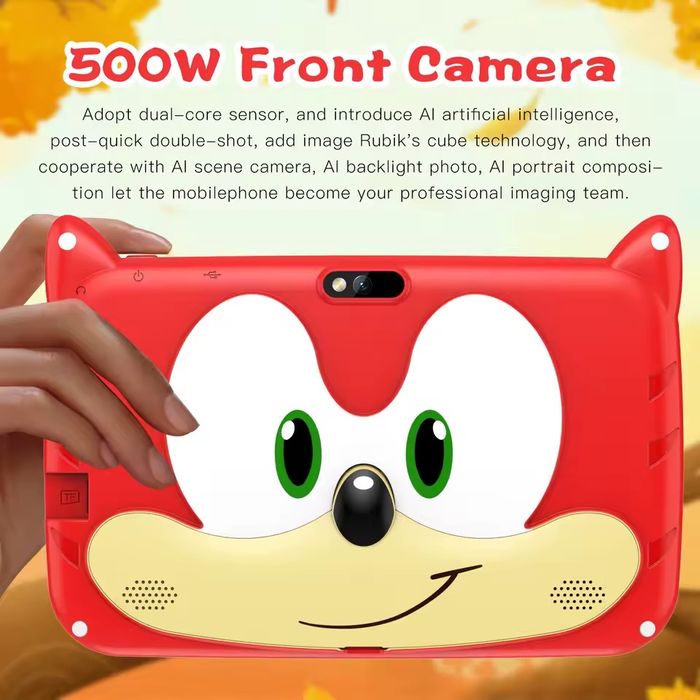 Детский планшет BDF Kids Tablets 4ГБ/64ГБ Android 13 7.0” Red