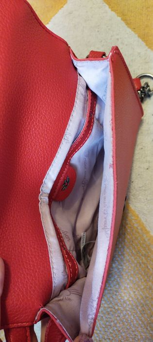 Listonoszka kopertówka Torebka na ramię czerwona