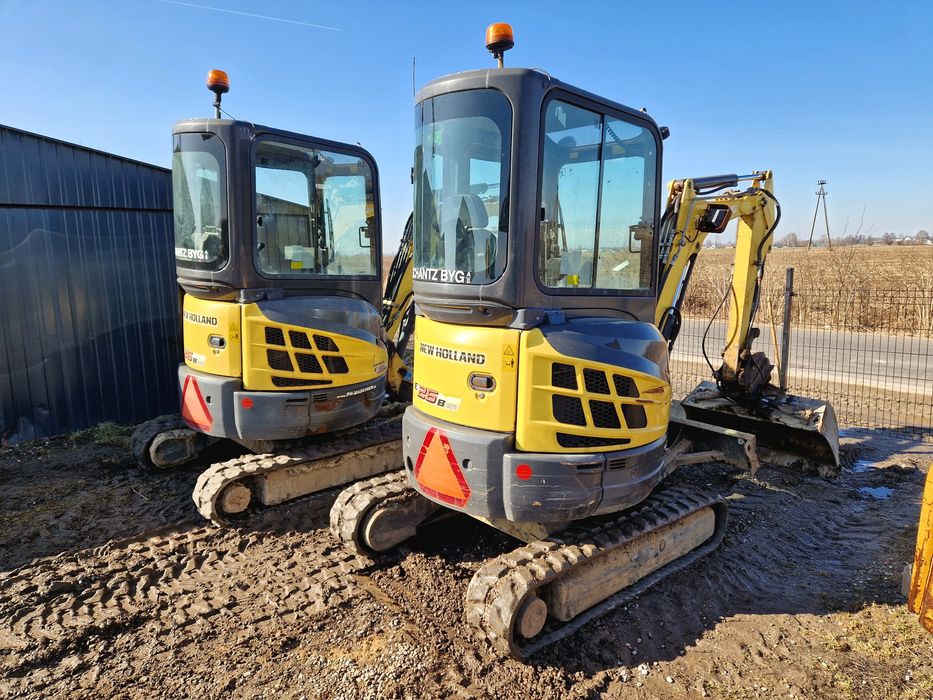Minikoparka New Holland E26B SR 2016r nie kubota takeuchi
