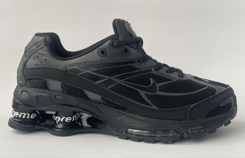 Nike Shox 2 Ride x Supreme black 41-45. Шокс Суприм.