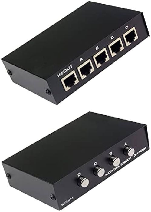 Przełącznik sieciowy Toptekits 4 Port Way 8P8C RJ45