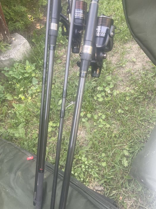 Wędki  karpiowe + pokrowce