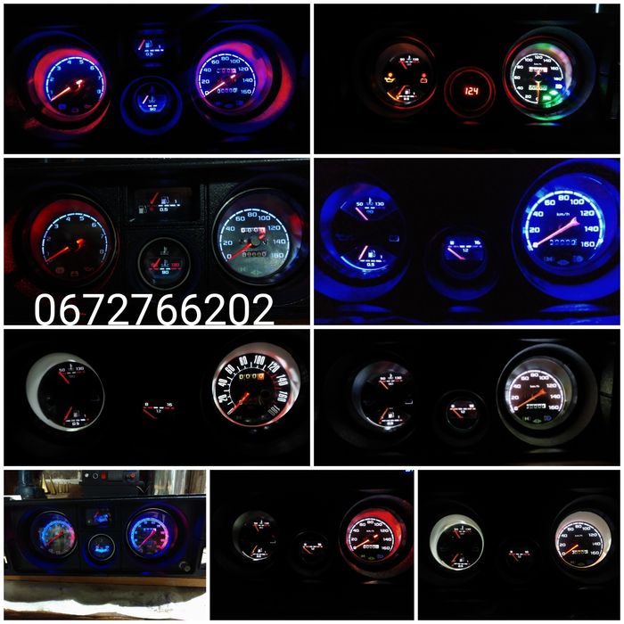 Панель тюнінг підсвітка пересвет приборов ВАЗ 2106 01 04 05 08 07 09