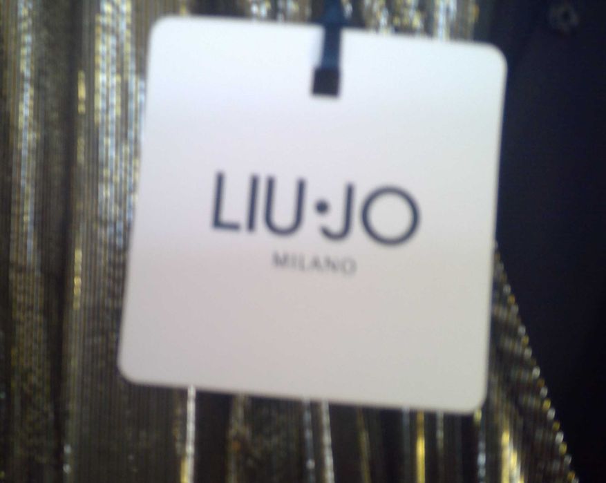 LIU - JO - NOWA złoto - czarna  sukienka- tunika roz.S/M