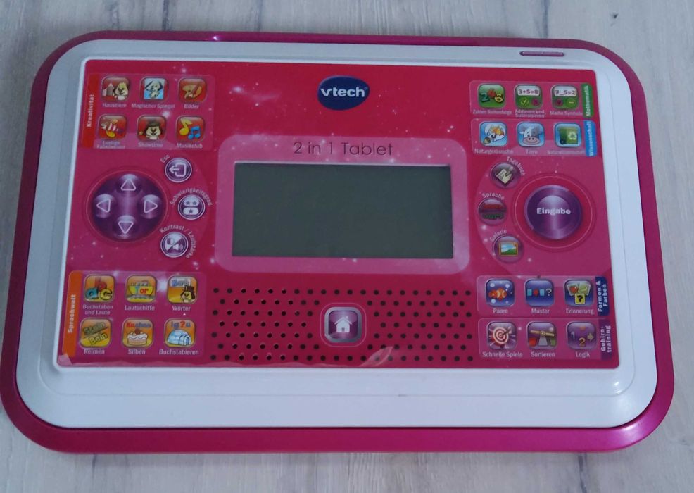 Edukacyjny komputer dziecięcy zabawka edukacyjna Vtech j. niemiecki