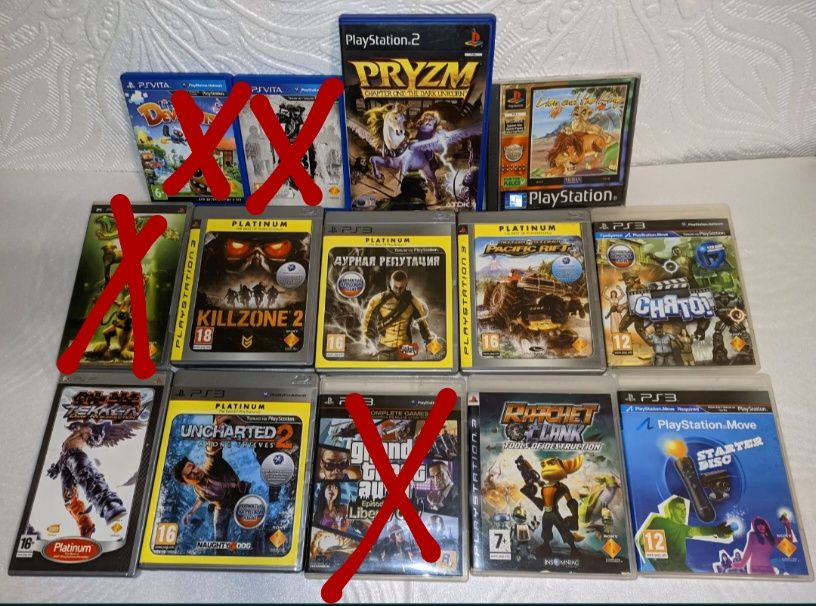 Игра Sony Playstation 1,2,3,PS Vita лицензия