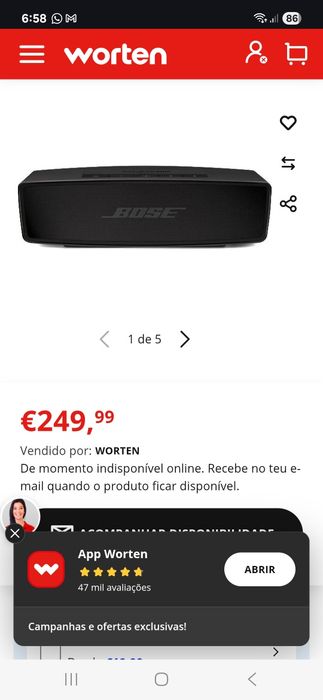 Coluna soudlink Mini