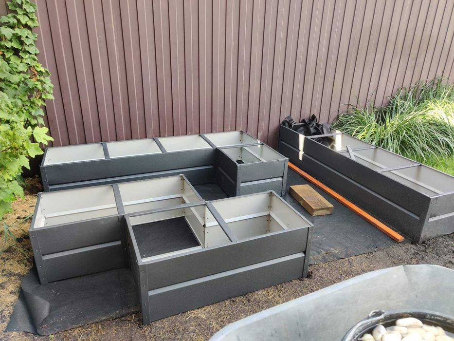 Грядка висока тепла комплексна. Грядки высокие. Металеві. Клумба