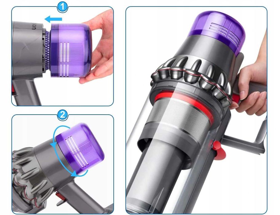 Filtr HEPA Zmywalny do Dyson V11 V15 Detect Animal