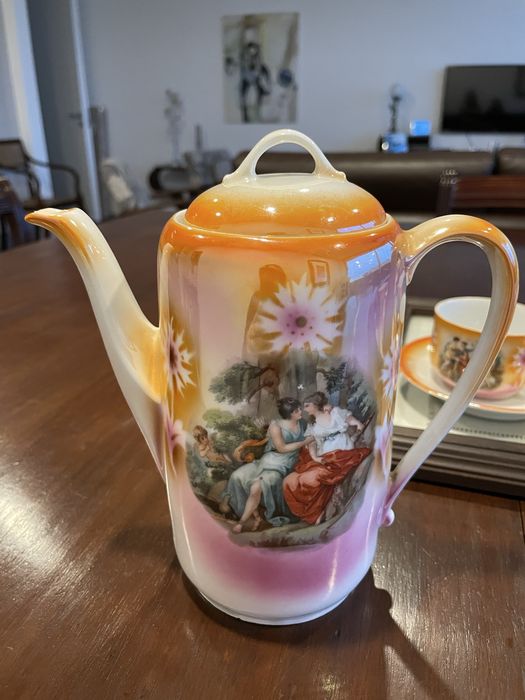 Serviço chá porcelana muito antigo