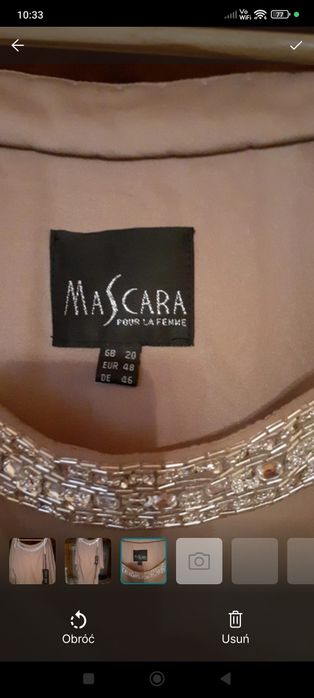 Sukienka tiulowa Mascara 46