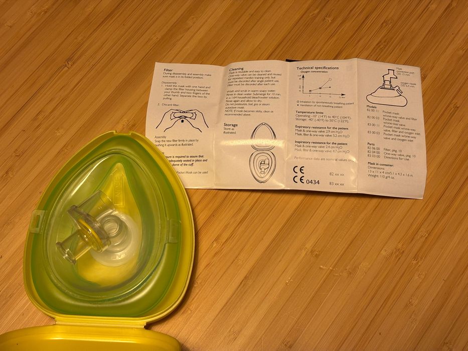 Pocket Mask Laerdal – maska do resuscytacji – CPR – nowa