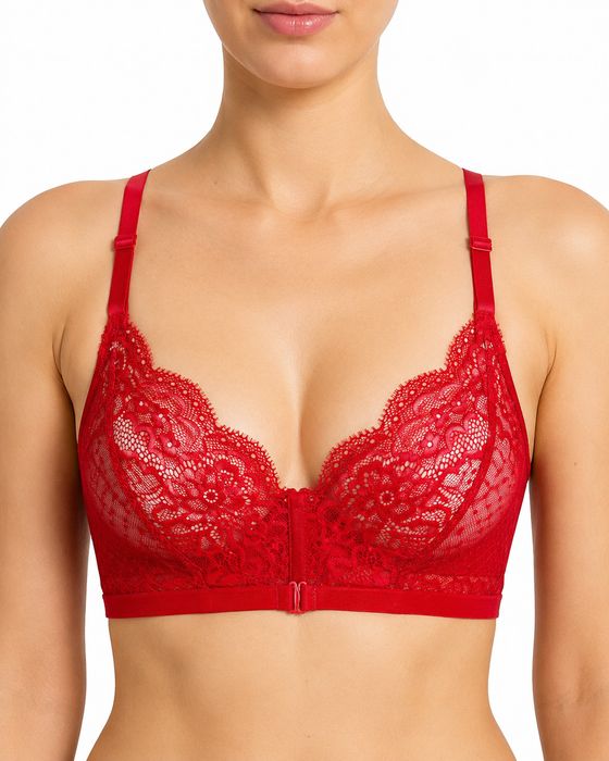 Biustonosz miękki XL/XXL 42/44 czerwony