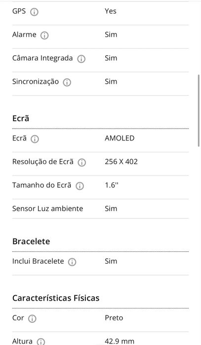 Galaxy Fit 3 em caixa a estrear