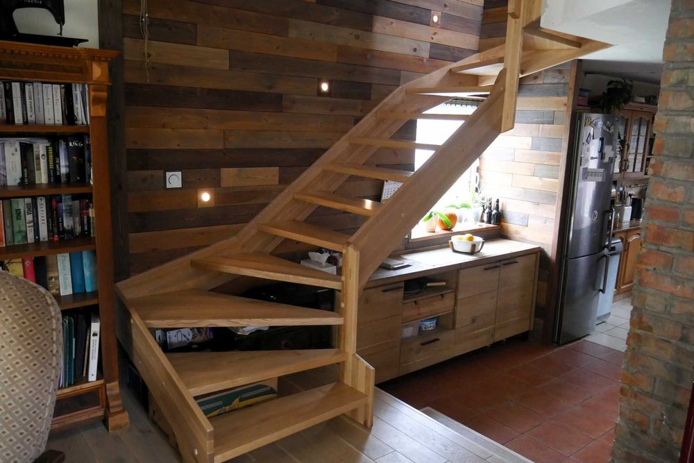 Schody | Stopnie | Dąb | Jesion