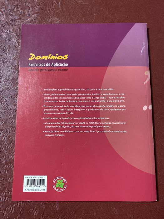 Livro de Exercícios Gramática Secundário