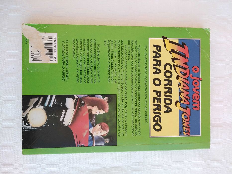 Livro O Jovem Indiana Jones.