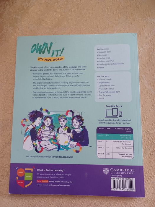 Caderno - Own it! Level 4  (NOVO)