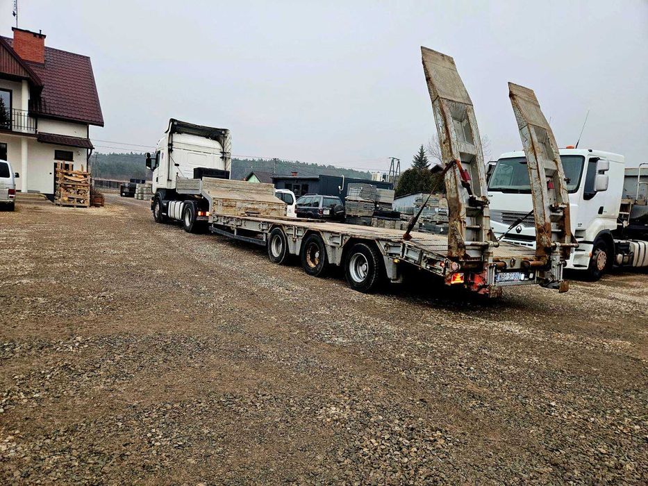Transport zbóż kukurydzy maszyny budowlane rolnicze ponadgabaryty