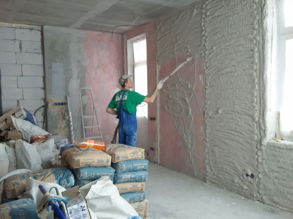Штукатурка стін машинним способом!!!Машинна штукатурка!!! - Оздоблення ...