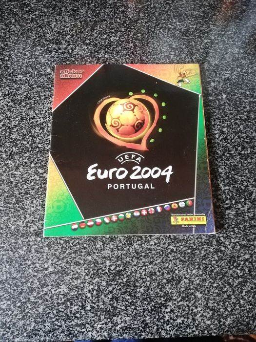 caderneta Futebol Euro 2004 Portugal