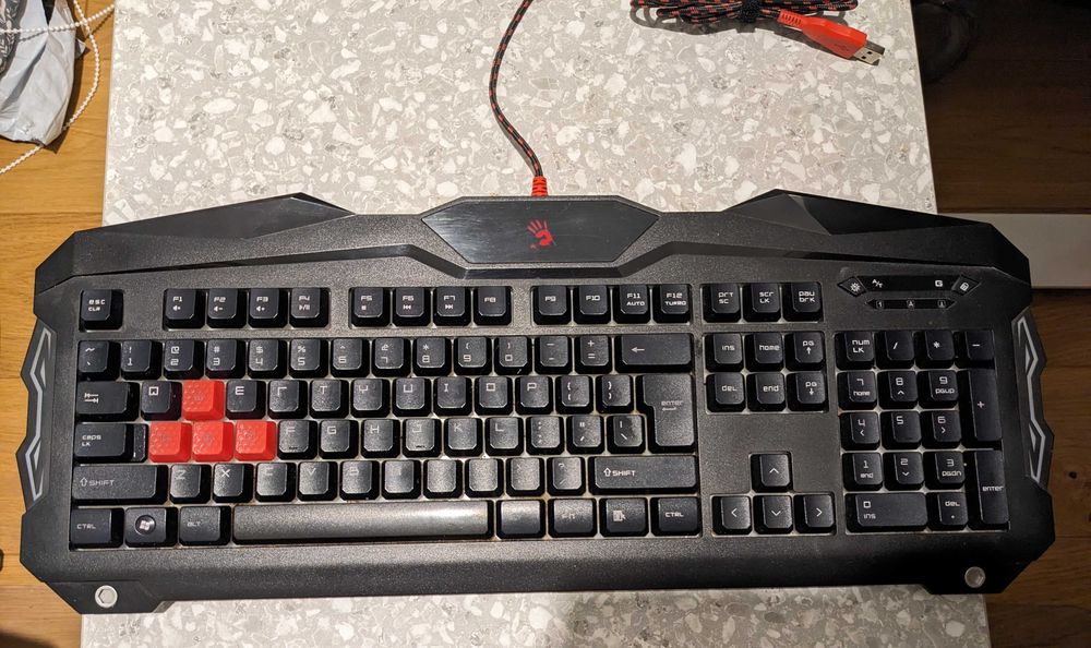 Klawiatura membranowa A4Tech B2100 + myszka