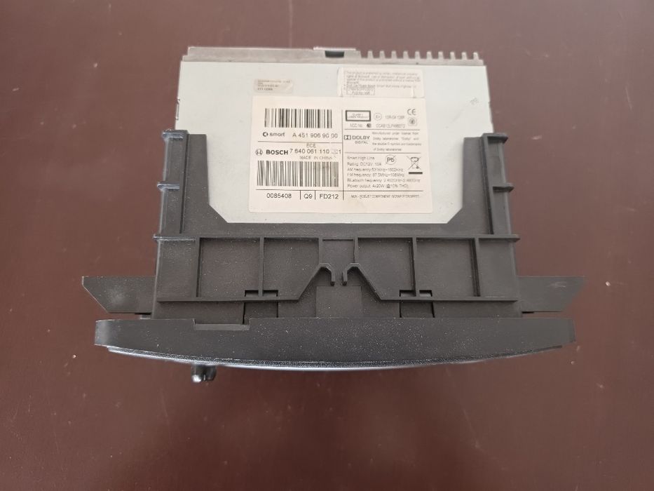 Rádio Original Smart 451 Cabrio Bosch (Com Moldura)