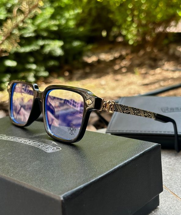 Окуляри Chrome Hearts! Повний комплект! Золоті та срібні!