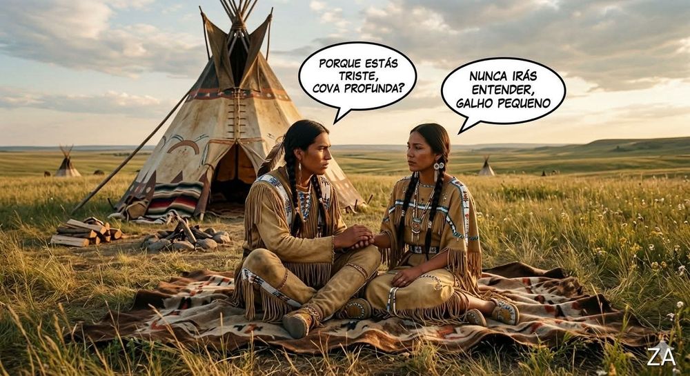 Os índios na pradaria