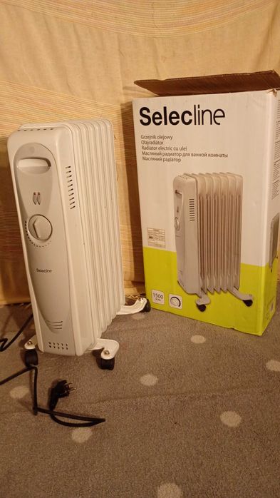 Aquecedor a óleo Selecline com 7 elementos, novo na caixa