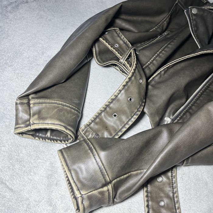 Куртка женская укороченая косуха zara размер s оверсайз