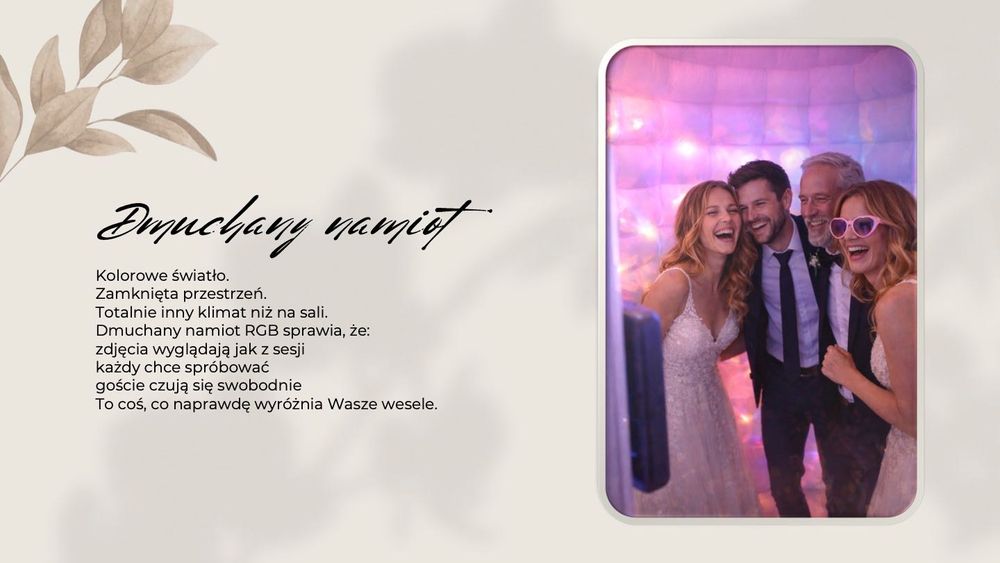 Fotobudka na Wesele - najniższe ceny!
