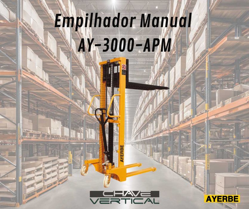 Empilhador / Stacker Manual AYERBE AY-3000    JR19