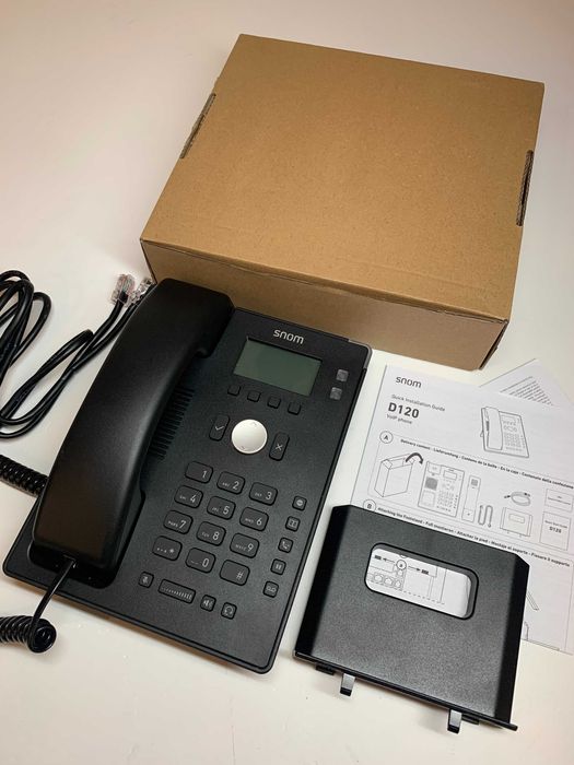 Snom D120 IP Telefon IP 2 identyfikatory SIP PoE