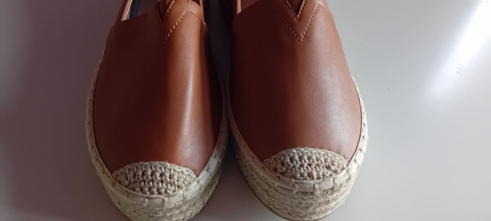 Espadryle 41 skóra ekologiczna