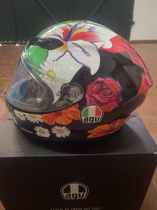 Capacete agv k6 replica franco morbidelli