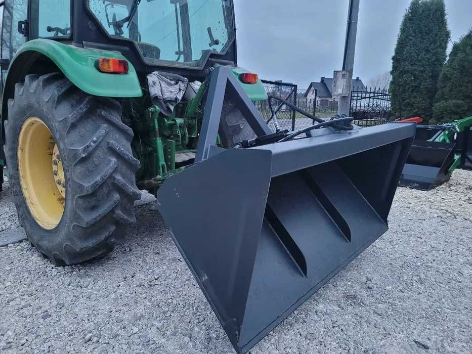 Łyżka/ łycha na tył ciągnika/ przedni TUZ z KIPREM HYDRAULICZNYM dowóz