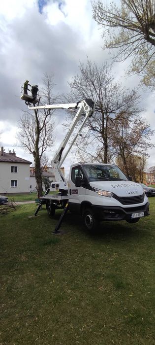 Wynajem zwyżki, podnośnik koszowy 20,21,27m Katowice