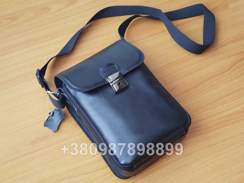 Кожаная сумка кобура для ПМ ФортГлок мужская кожаная сумка через плечо