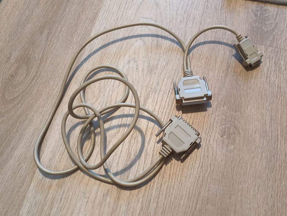 Nietypowy kabel LPT+COM \ DB25 -> DB25 + DB9 \ POS \ PLC \ Printer