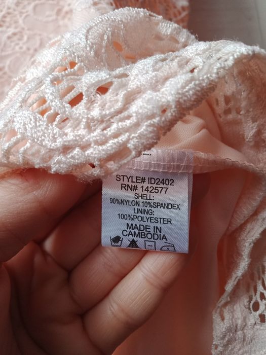 Śliczna Sukienka okazjonalna koronka r.36