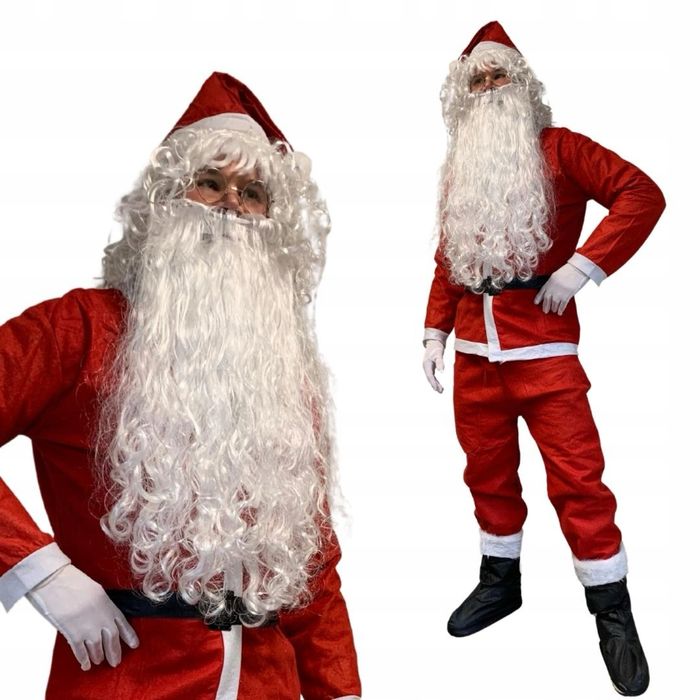 Strój św . Mikołaja MEGA broda