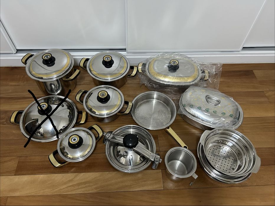 Conjunto de cozinha Ideia Casa/Euromarket inox 18/10