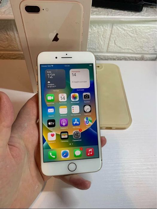 Iphone 8 plus с чехлом