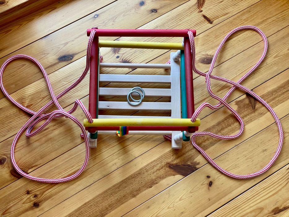 Huśtawka dla dziecka drewniana ECO