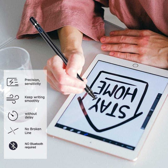 Aktywny rysik do wszystkich ekranów dotykowych czarny
